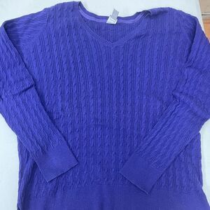 JCPenney Purple Sweater 